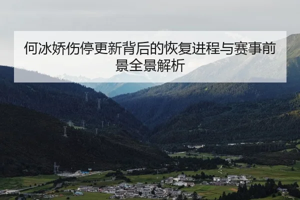 何冰娇伤停更新背后的恢复进程与赛事前景全景解析